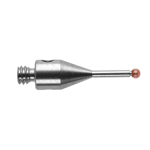 M2 Ø1 mm ruby ball, stainless steel stem, L 10 mm, EWL 4.5 mm