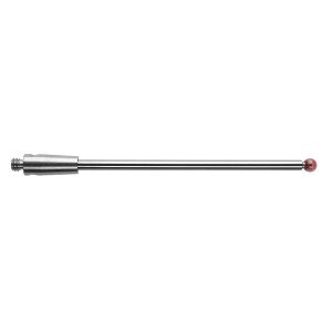 M2 Ø2 mm ruby ball, tungsten carbide stem, L 40 mm, EWL 32.5 mm