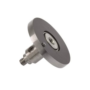 M2 Ø14 mm silver steel disc, 1.6 mm width, with roller